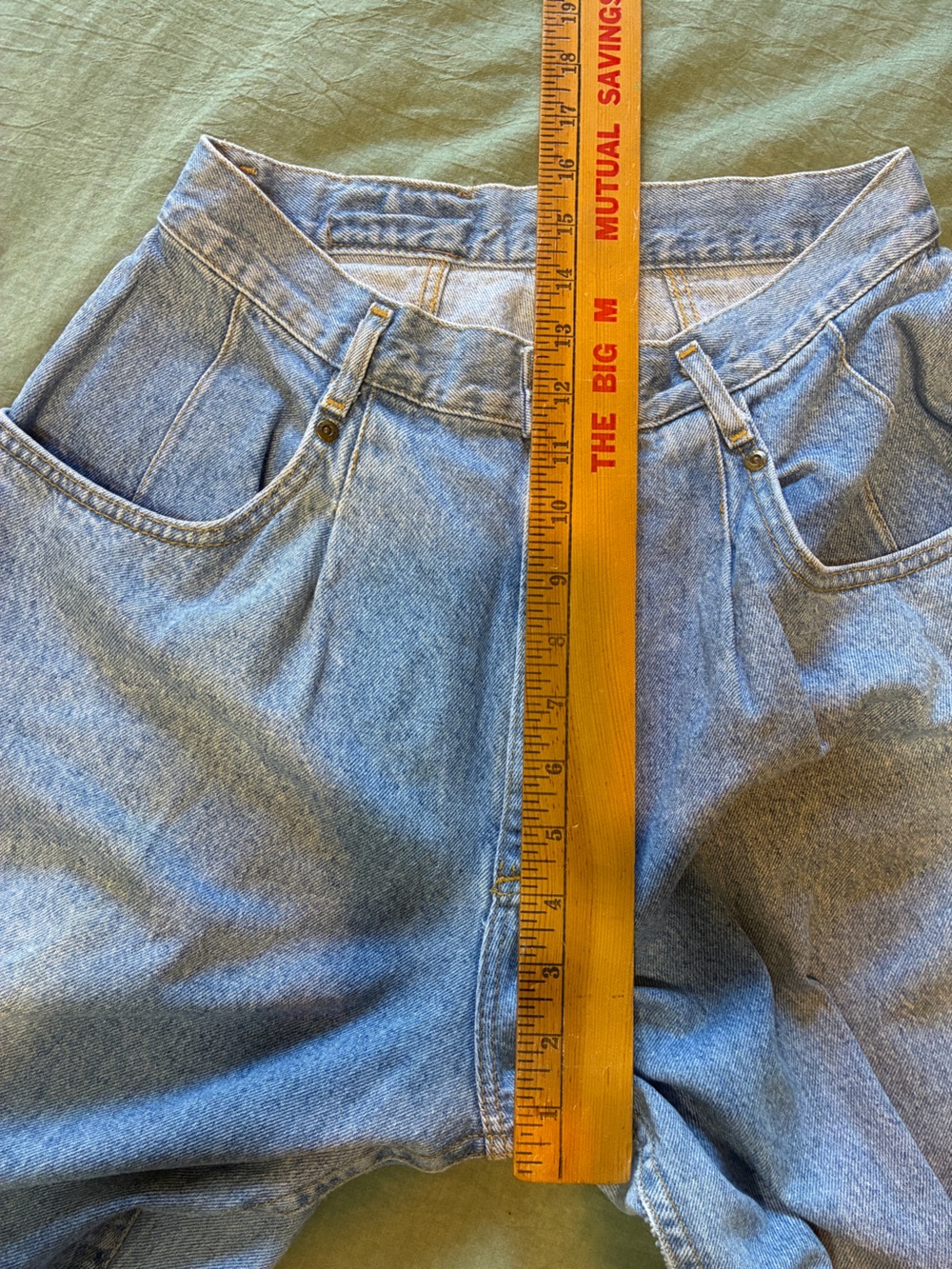 Vintage 80s/90s Lee High Waisted Tapered Leg Pleated Mom Jeans 28Wx28.5L - Picture 12 of 15